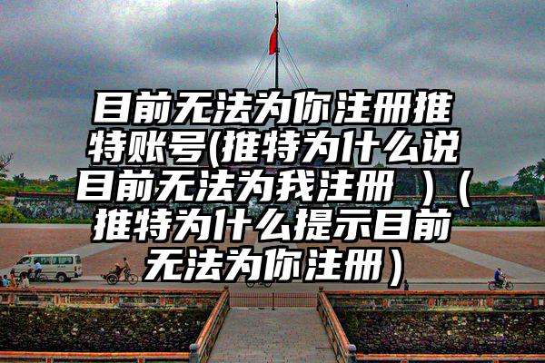目前无法为你注册推特账号(推特为什么说目前无法为我注册 )（推特为什么提示目前无法为你注册）