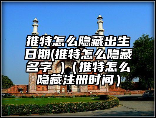 推特怎么隐藏出生日期(推特怎么隐藏名字 )（推特怎么隐藏注册时间）
