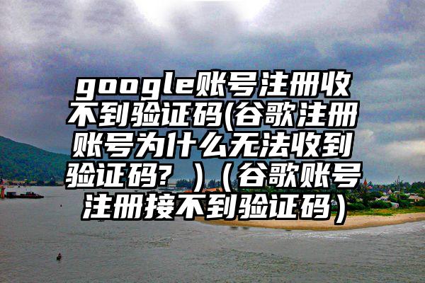 google账号注册收不到验证码(谷歌注册账号为什么无法收到验证码? )（谷歌账号注册接不到验证码）
