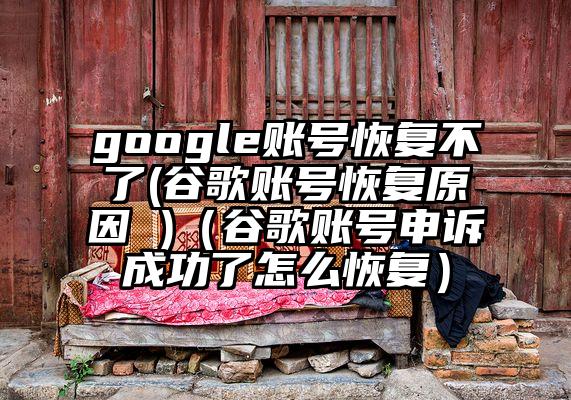 google账号恢复不了(谷歌账号恢复原因 )（谷歌账号申诉成功了怎么恢复）