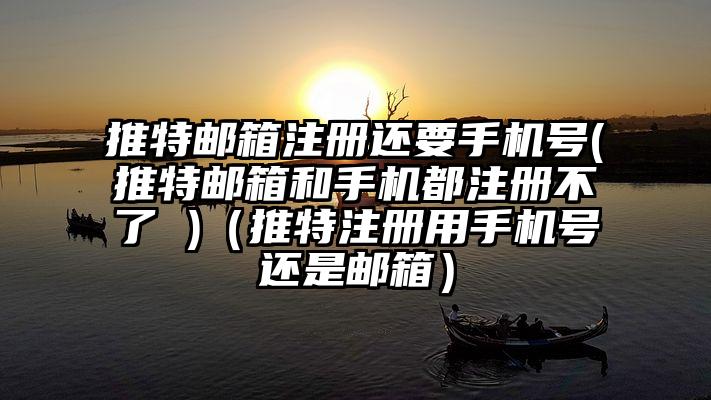 推特邮箱注册还要手机号(推特邮箱和手机都注册不了 )（推特注册用手机号还是邮箱）